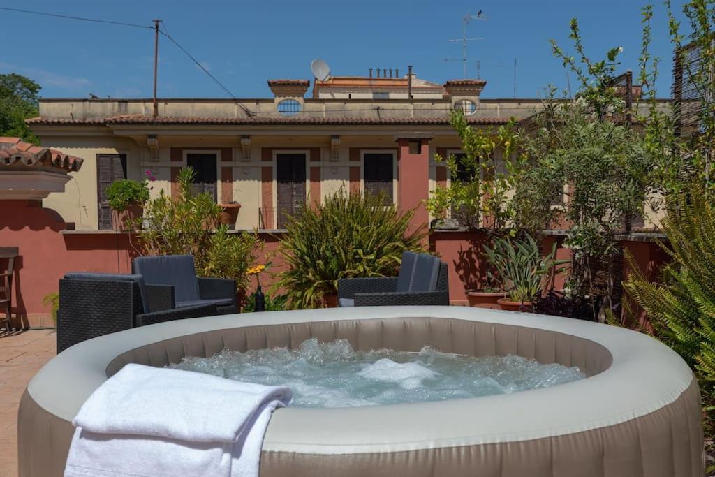 Penthouse With Jacuzzi On Private Terrace In Trastevere Rome Luaran gambar